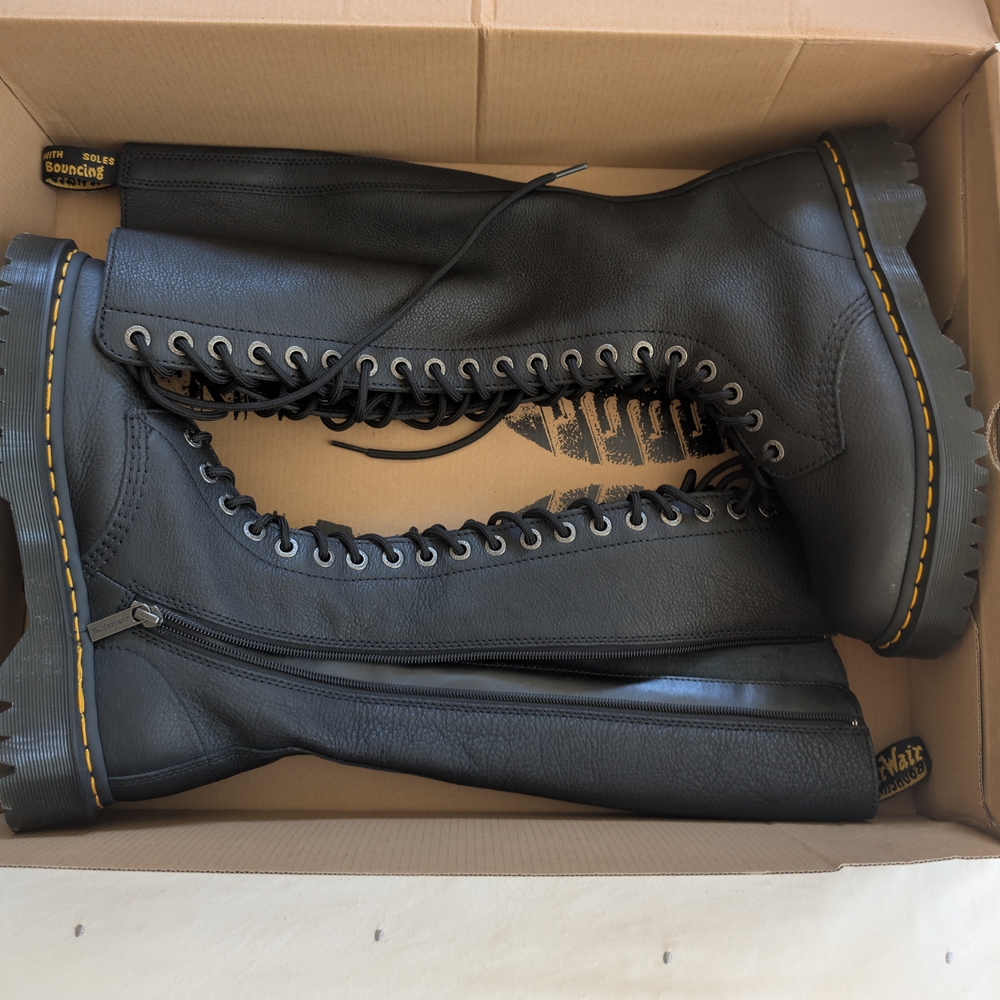 Dr. Martens Black Lace Up Boots